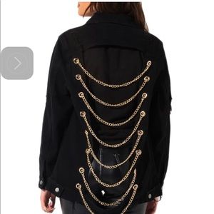 Chain Jean jacket